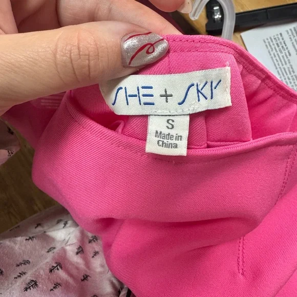 Vibrant Pink Women's Skirt by She + Sky - Picture 4 of 4